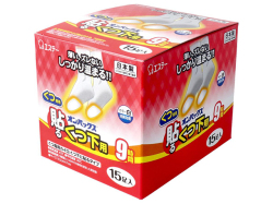 エステー 貼るオンパックス くつ下用 くつ下に貼るタイプ 白 9時間用 15足入り X3箱
