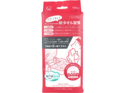 コットン・ラボ ufutto うふっと スウヨタオル 3WAY ふんわりプレーンシート コットン100％ 100枚入り X4パック
