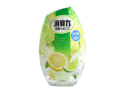 室内用消臭芳香剤 エステー お部屋の消臭力 玄関リビング用 フレッシュシトラス 400mL X6個
