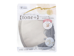 不織布マスク ヨコイ 細見えマスク tone+ トーンプラス ノーブルベージュ 7枚入り X15パック
