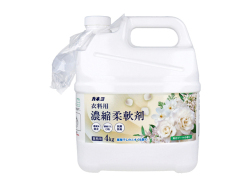 柔軟仕上げ剤 カネヨ石鹸 衣料用 濃縮柔軟剤 真白ブーケの香り 4kg