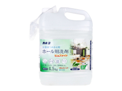 住宅家具用合成洗剤 カネヨ石鹸 ホール用洗剤 ピュアメイト 弱アルカリ性 ほのかな緑茶の香り 大容量 つめかえ用 業務用 4.5kg X3本