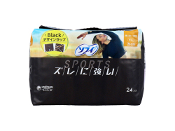 生理用ナプキン ユニ・チャーム ソフィ SPORTS 特に多い昼用 羽なし 26cm 24個入り X5パック