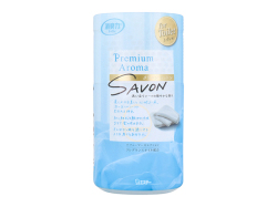 トイレ用消臭芳香剤 エステー トイレの消臭力 プレミアムアロマ サボン クリーンコットン 400mL X6個