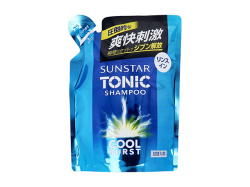 リンスインシャンプー サンスター トニックシャンプー COOL BURST シトラスハーブの香り 詰替用 340mL X6パック