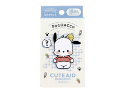 キャラクター救急絆創膏 サンタン CUTEAID ポチャッコ 6デザインX3シート 18枚入り X6箱