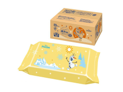 【ケース販売】 ウエットシート レック 純水99％ アナと雪の女王 60枚 X12パック入り