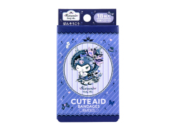 キャラクター救急絆創膏 サンタン CUTEAID クロミ ドーリーミックス 滅菌済 6デザインX3シート 18枚入り X6箱