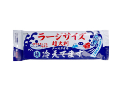 ボディ用シート iiもの本舗 極冷 超大判クールタオル ラージサイズ冷えてます 超厚手 60cmX40cm 5枚入り X8パック