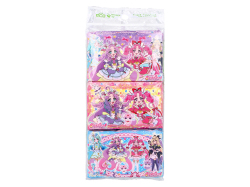 キャラクターポケットティッシュ ハヤシ商事 水に流せるプリントティシュ 名探偵プリキュア！ 8組16枚 6個入り X20パック