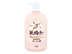 ナチュラルボディソープ CLOVER 米ぬか フローラルブーケの香り 800mL X3本