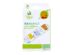 キャラクター救急絆創膏 スケーター くまのプーさん 滅菌済 Mサイズ 20枚入り X5箱