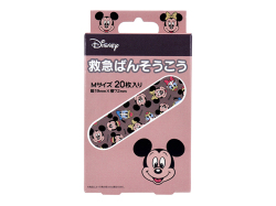 キャラクター救急絆創膏 スケーター ミッキー＆フレンズ 滅菌済 Mサイズ 20枚入り X5箱