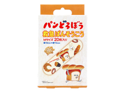 キャラクター救急絆創膏 スケーター パンどろぼう 滅菌済 Mサイズ 20枚入り X5箱