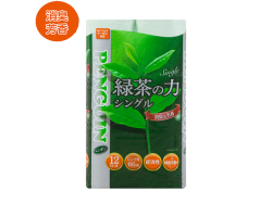 トイレットペーパー 丸富製紙 緑茶の力 ティーフラボン シングル65m 12ロールX6パック