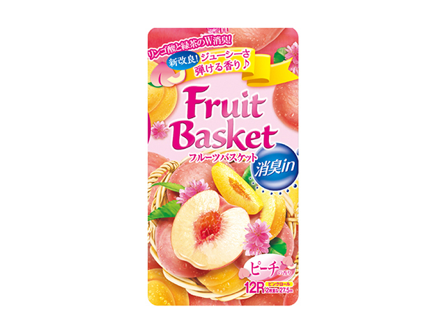 送料無料 トイレットペーパー 丸富製紙 フルーツバスケット消臭IN