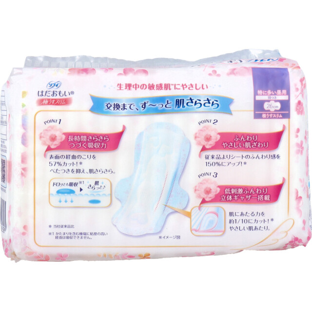 送料無料 生理用ナプキン ユニ・チャーム ソフィ はだおもい 極うす