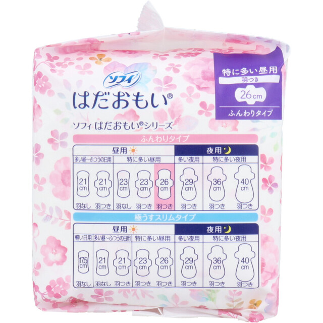 送料無料 生理用ナプキン ユニ・チャーム ソフィ はだおもい ふんわり