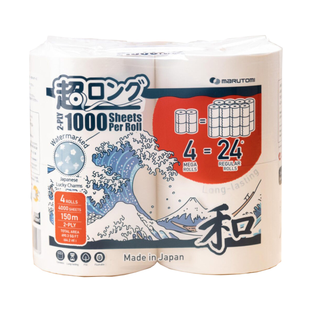 送料無料 トイレットペーパー 丸富製紙 marutomi 超ロング なが