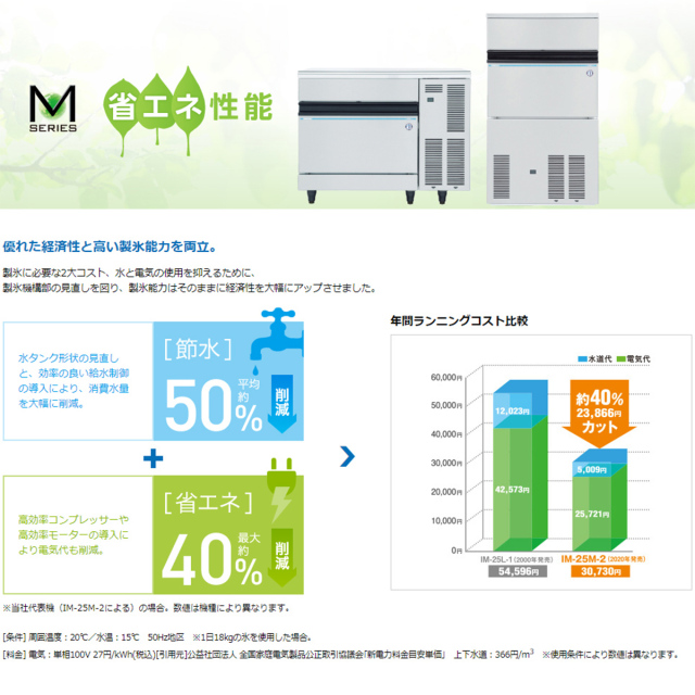 送料無料 業務用全自動製氷機 ホシザキ キューブアイスメーカー IM-35M