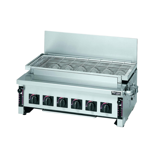 送料無料 業務用焼物器 ガス下火式焼物器 マルゼン maruzen 炭焼き