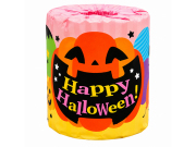 販促用トイレットペーパー ハッピーハロウィン ダブル27.5m 個包装100個