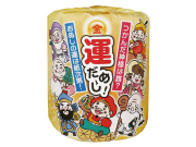 販促用トイレットペーパー 林製紙 金運アップ！運だめしロール ダブル30m 個包装100個