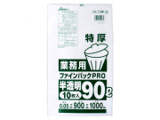業務用ごみ袋 セイケツネットワーク T-98 ファインパックPRO 特厚90L 半透明 10枚入りＸ20パック