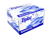 業務用ジップロック ziploc 旭化成 フリーザーバッグ ダブルジッパー 冷凍解凍用 お徳用 Mサイズ 120枚入り X3箱