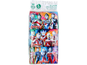キャラクターポケットティッシュ ハヤシ商事 水に流せるプリントティシュ ウルトラヒーローズ  8組16枚 6個入り X14パック