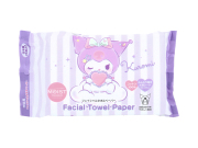 キャラクターペーパータオル ハヤシ商事 フェイシャルタオルペーパー クロミ コットン100％ 25枚入り X6パック