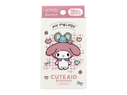 キャラクター救急絆創膏 サンタン CUTEAID マイメロディ 6デザインX3シート 18枚入り X6箱