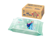 【ケース販売】 ノンアルコール除菌ウエットシート レック アナと雪の女王 60枚 X12パック入り