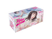 ジッパー付き袋 旭化成ホームプロダクツ ziploc ジップロック デザインバッグ リボン 冷蔵／常温保存用 Mサイズ 2デザインX各20枚 40枚入り X3箱