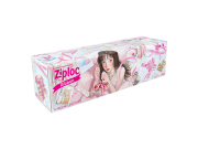 ジッパー付き袋 旭化成ホームプロダクツ ziploc ジップロック デザインバッグ リボン 冷蔵／常温保存用 Lサイズ 2デザインX各13枚 26枚入り X3箱