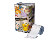 トイレットペーパー 丸富製紙 ポケモン プリント柄 3デザイン 再生紙100% ダブル25m スイーツの香り 12ロール入り X8パック