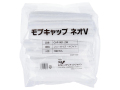 使い捨て衛生キャップ 大黒工業 モブキャップ ネオV フリーサイズ ホワイト 100枚入り X5パック