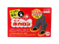 使い捨てカイロ ロッテ ホカロン くつ専用カイロ くつ下に貼るタイプ つま先用 5時間用 黒 15足入り X3箱