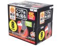 小林製薬 桐灰カイロ くつ下用 甲に貼るタイプ 8時間用 黒 15足分入り X3箱