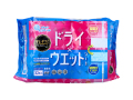 住宅用掃除シート 大王製紙 エリエール キレキラ！ ワイパー ドライxウエットシート 各社共通タイプ 弱アルカリ性 無香性 16枚 2個入り X3パック