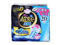 生理用ナプキン 大王製紙 エリス 朝まで超安心330 特に多い日の夜用 羽つき 33cm 20個入り X4パック