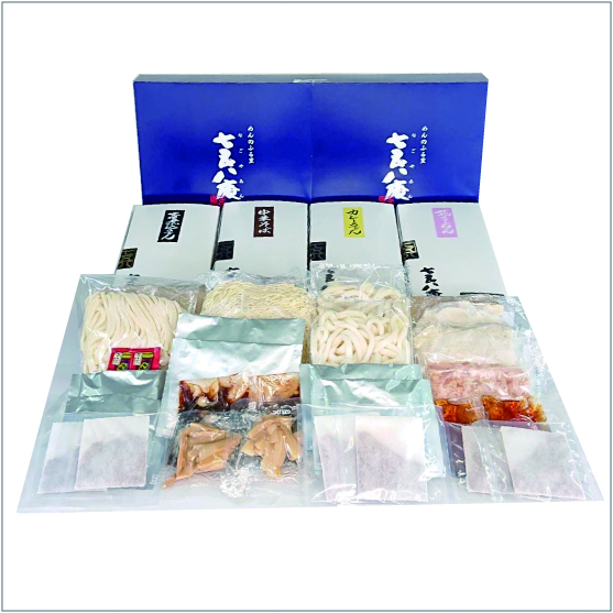 味噌２人前+中華２人前+カレー２人前+花きし２人前