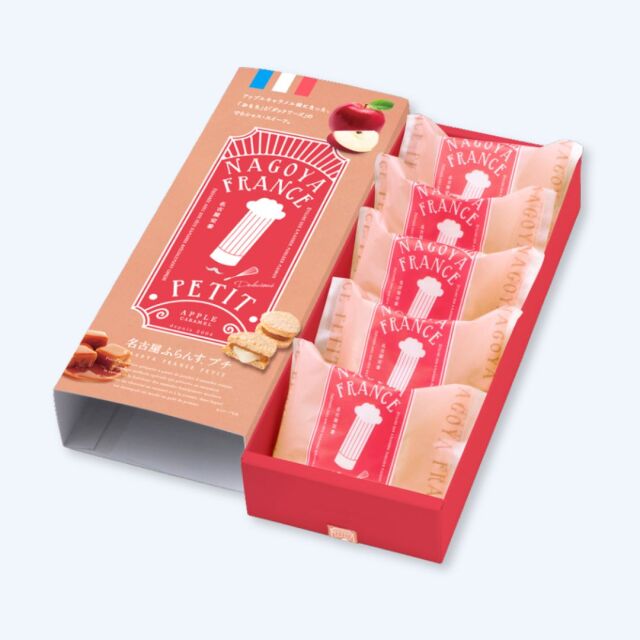 【季節限定】名古屋ふらんすプチアップルキャラメル味 5個入