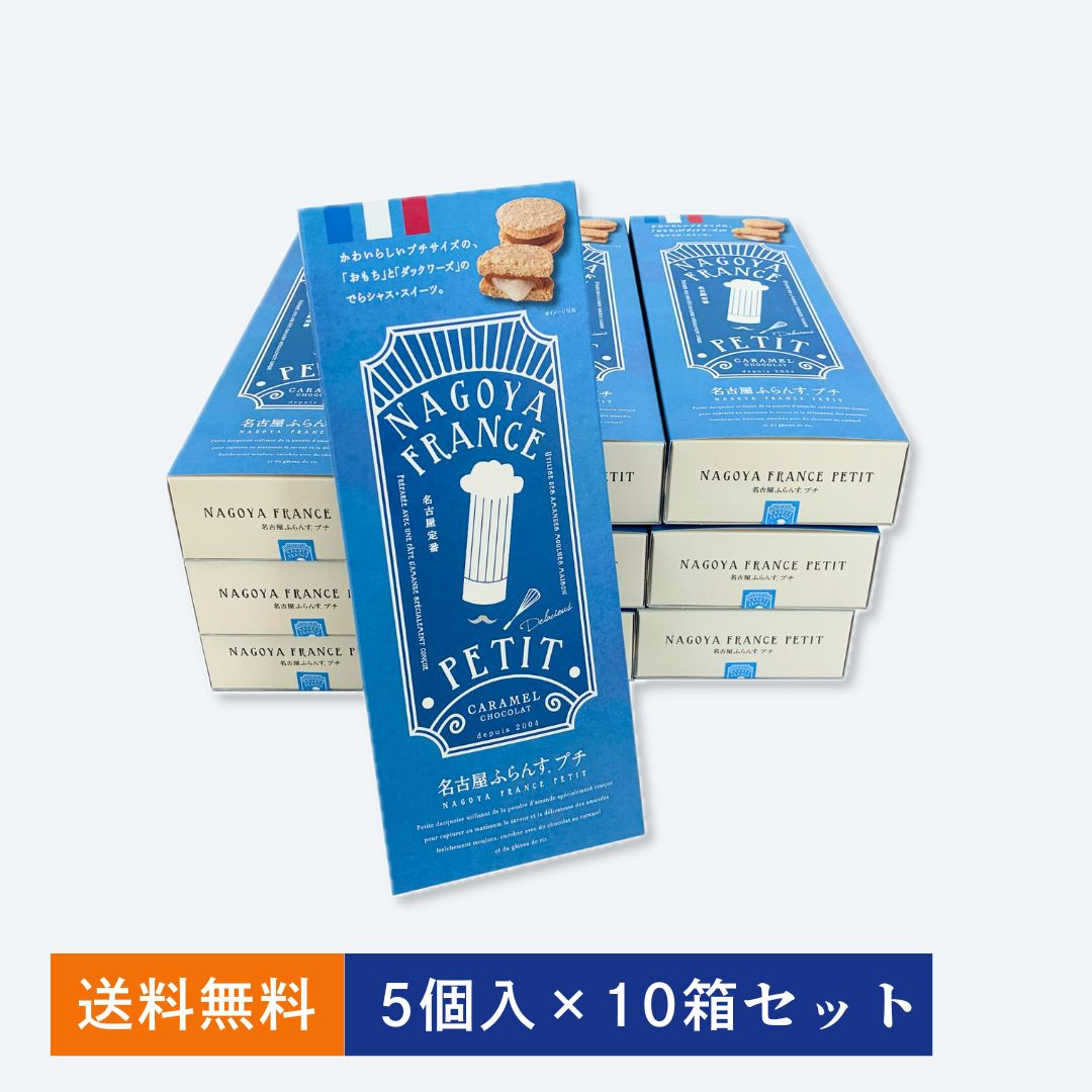 【1箱無料】名古屋ふらんすプチ5個入&times;10箱