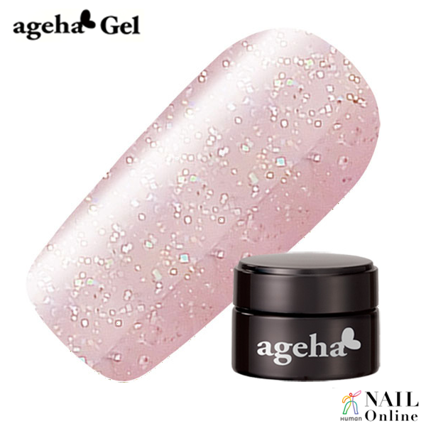 【ageha Gel】　コスメカラー 128　(シアーグリッター 濃度1.5) リラ 2.7g