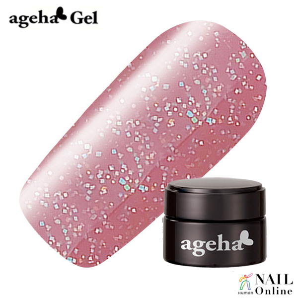 【ageha Gel】　コスメカラー 130　(シアーグリッター 濃度1.5) モーベット 2.7g