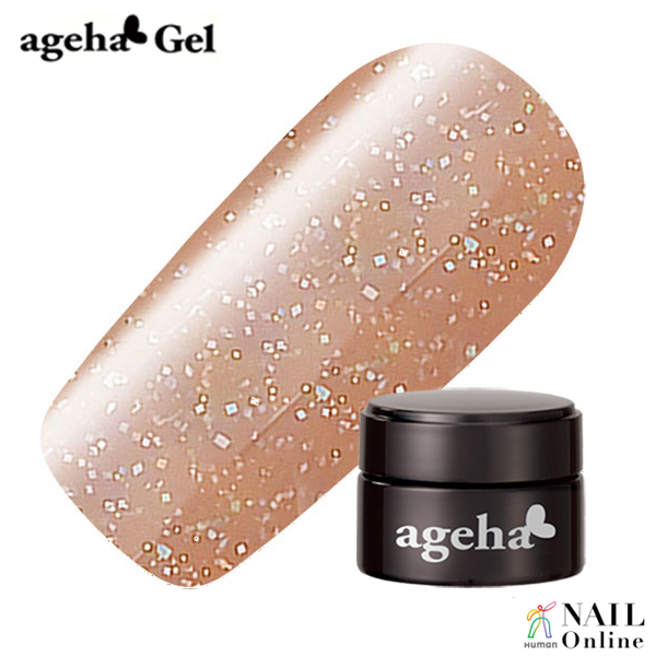 【ageha Gel】　コスメカラー 132　(シアーグリッター 濃度1.5) ヒース 2.7g