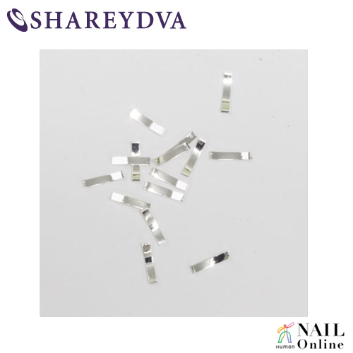 【SHAREYDVA】 バープレート 10×2ｍｍ　シルバー 15P