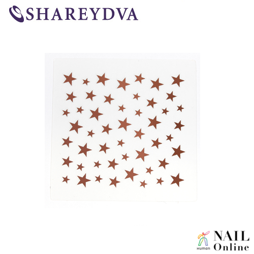 【SHAREYDVA】 ネイルシール スター  ピンクゴールド