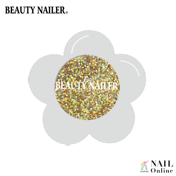 【BEAUTY NAILER】 ラメラメ FG-10 ホログラムゴールド